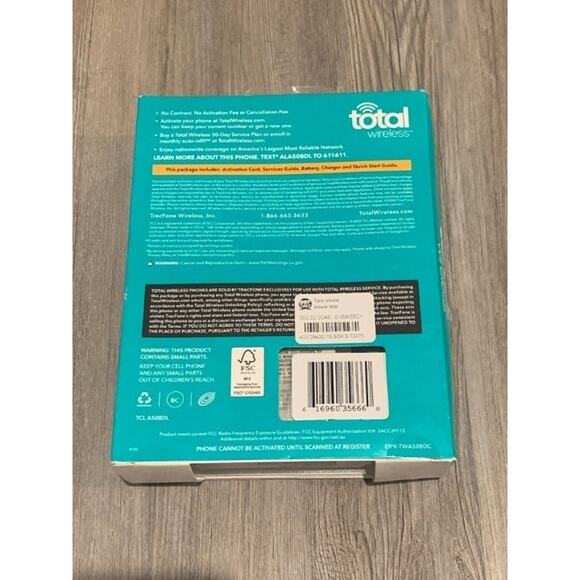 Total Wireless TCL A2X Prepaid Smartphone (32GB) –Blue - Picture 3 of 3